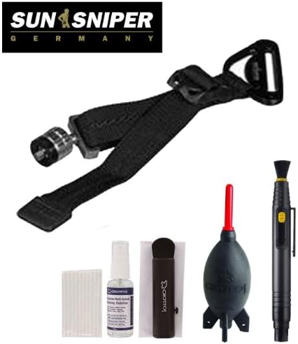 Sun Sniper Sniper-Strap Surf Camera Strap with Rotaball D-SSN-SRM w/ Giotto's Rocket Air Blower, Giotto's Cleaning Kit Deluxe Combo