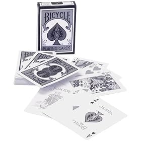 Bicycle Cards Poker Size - Black & White