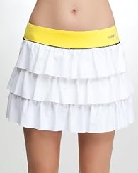 Picot Ruffled Tennis Skirt - BEBE SPORT