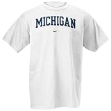 Nike Michigan Wolverines White College Classic T-shirt