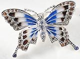 Monet Ombre Butterfly Pin MULTI