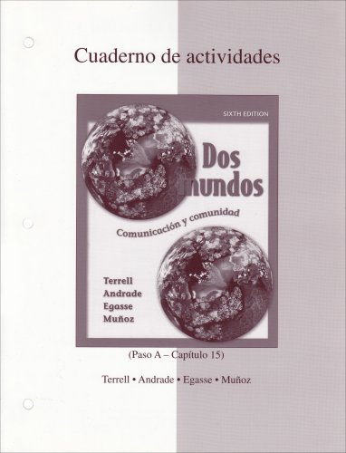 Dos Mundos: Cuaderno de actividades (Spanish Edition)