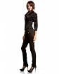 Collared Zip Thigh Jumpsuit Product Image