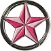 Womens Pink "Nautical Star" Fashion Belt Buckle