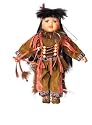 AHIGA 12" Porcelain Indian Toddler Doll By Golden Keepsakes