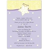 Star Bear Baby Shower Invitations - Set of 20 by Storkie Express