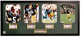 Brett Favre, Reggie White, Paul Hornung and Ray Nitschke Green Bay Packers Greats Dynasty Collage P