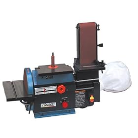 Palmgren 81221 13 Amp 12-Inch/4-1/2-Inch/6-Inch 1-1/2 Horsepower 3-In-1 Benchtop Disc/Spindle/Belt Sander with Dust Bag