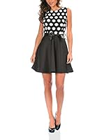 Bleu Marine Vestido Nathalie (Negro)