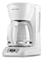 Black & Decker DLX1050W 12-Cup Programmable Coffeemaker with Glass Carafe, White