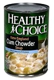 Healthy Choice New England Clam Chowder Soup, 15 oz Cans, 12 ct (Quantity of 1)