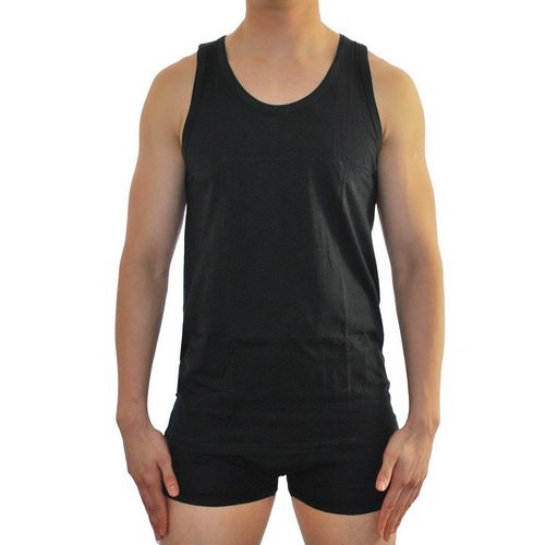 Herren Leichtigkeit schwarze Sport-Tank-Top und 