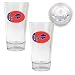Buffalo Bills NFL 2pc Pint Ale Glass Set with Football Bottom - Oval Logo