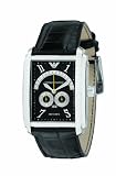 Emporio Armani Meccanico Gents Black Leather Strap Watch :  emporio armani watches emporio armani meccanico gents black leather strap watch emporio watch