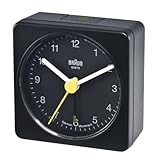 Braun Travel Alarm Clock Black