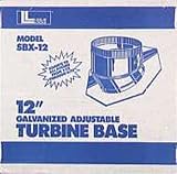 Air Vent #52620 12 Adjustable Roof Vent Base