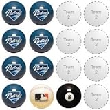 San Diego Padres 1-TEAM BILLIARDS/POOL TABLE BALL SET (9)