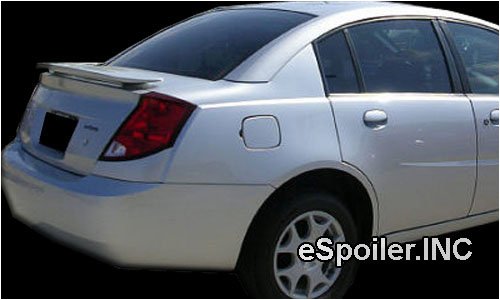 03-08 Saturn Ion 4 Door Painted OEM Factory Style Spoiler - (Color Code: WA8555 - BLACK ONYX)