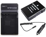Neewer Rechargeable Li-ion Battery + AC Wall Charger + In-Car Charger Adapt ....