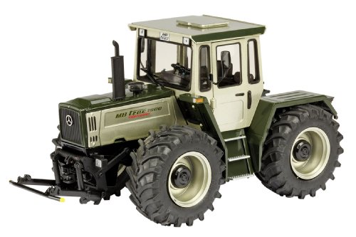 Dickie-Schuco 450760500 - Schuco - MB trac 1800, silber 1:32 Intercooler, Silberdistel, silber gr&uuml;n / gr&uuml;n, Windowbox mit Styroporeinsatz
