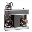 Bunn PourOMatic Three Burner Coffee Brewer Black/Stainless Steel