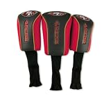 San Francisco 49ers 3 Pack Mesh Longneck Headcover Set