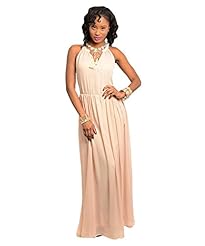 Sleeveless Spaghetti Strap Round Neck Elasticized   Waistline Flowy Shirred Polyester/Rayon/Spandex Club Dress/Evening Dress/Maxi Dress 