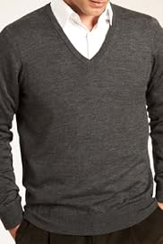 Collezione Pure Merino Wool V-Neck Jumper [T30-1162C-S]