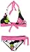 Roxy Girls 7-16 Cali Style Two-Piece Bathing Suit, Black, 12