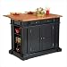 36" x 48" Kitchen Island in Rich Multi Step Ebony
