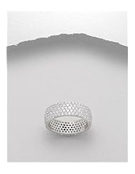 CZ Ring In 92.5 Sterling Silver