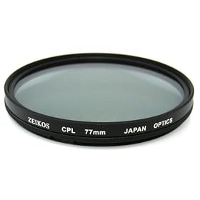 Zeikos ZE-CPL77 77mm Multi-Coated Circular Polarizer Filter