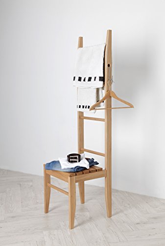 ᐅ Kleiderstuhl Eiche aus dem Odenwald – Stummer Diener, Handtuchleiter