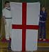 UPFRONT ENGLAND FLAG (cricket shirt ball bat rugby football)