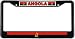 Angola Angolan Flag Black License Plate Frame Metal Holder