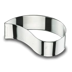 Lacor - 68208 - Cercle � Tarte Forme Larme 8X4 cm  - 18 / 10