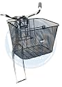 Wald 933 Front Mesh Quick Release Bicycle Basket (13 x 9.75 x 9, Black, 13X9.75X9)