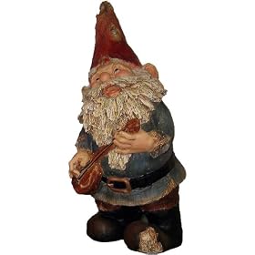 Terrapin Trading, C5 TDE-48260, Banjo Player Garden Gnome by Garden Gnomes