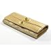 NEW AUTHENTIC COACH BONNIE LUREX SIGNATURE TURNLOCK SLIM ENVELOPE WALLET 42787 (Gold)
