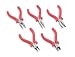 Darice 1893-09 Set of 5 Jewelry-Making Tools with Pink Handles