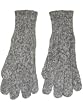 Fownes Womens Soft & Sleek Gray Knit Gloves