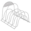 Rubbermaid Pan Organizer - Titanium