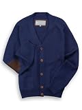 Suede Trim Cardigan