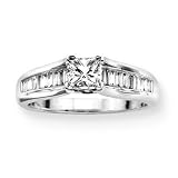14K White Gold 1 ct. Diamond Engagement Ring