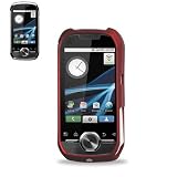 New Fashionable Perfect Fit Hard Protector Skin Cover Cell Phone Case for Motorola i1 Boost Mobile,Sprint / Nextel - RED