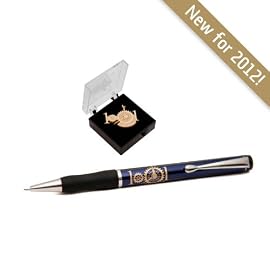 1001 Inventions Pen and Badge set