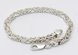 Massives 4,5mm breites K�nigskette Armband - 925 Sterling Silber, L�nge 16-25cm