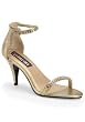 3 1/2 Inch Egyptian Sandal Women'S Size Shoe With Closed Heel And Rhinestones