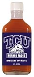 TCU Horned Frogs Hot Sauce 6.6oz Habenero Flask