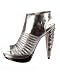 Lanie Pewter Studded Heel Bootie